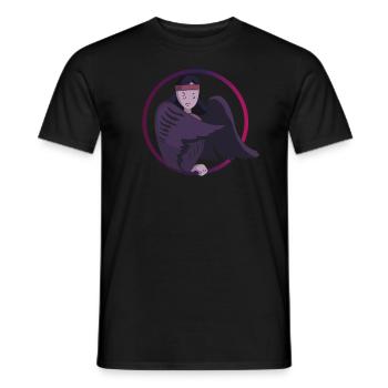 Sirin Bird - Men's T-Shirt - black - Front - AI Model Male 178 light (178cm)