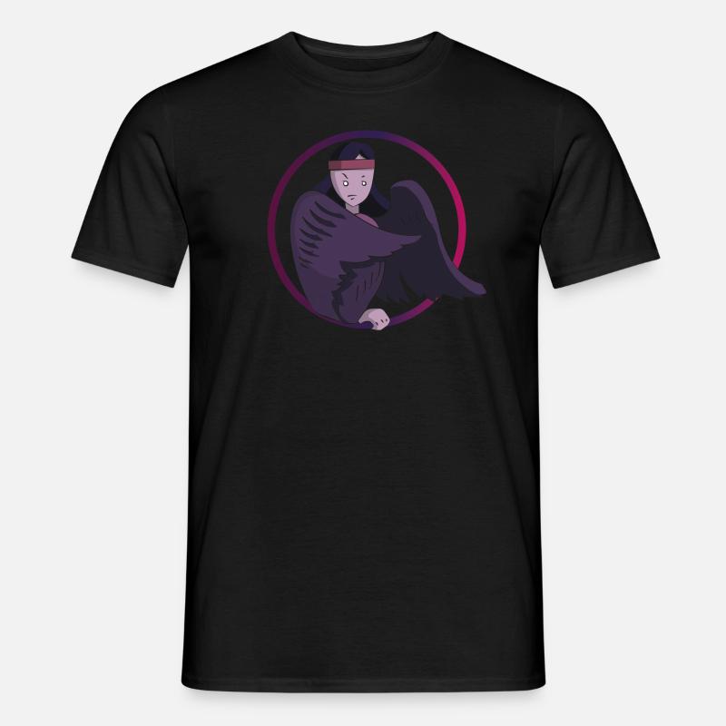 Sirin Vogel - Männer T-Shirt - Schwarz