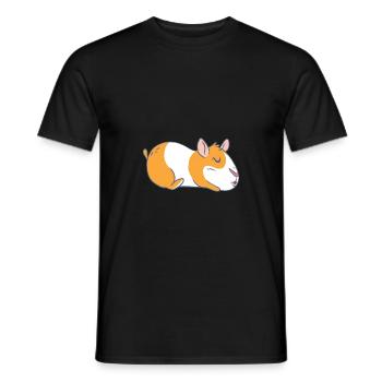 Guinea pig guinea pig guinea pig - Men's T-Shirt - black - Front - AI Model Male 178 light (178cm)