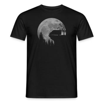 Camper Van, Kastenwagen, Wohnmobil, Mond - Männer T-Shirt - Schwarz - Vorne - AI Model Male 178 light (178cm)