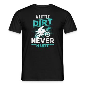Motocross Dirt Bike Rider Moto - T-shirt homme - noir - Devant - AI Model Male 178 light (178cm)