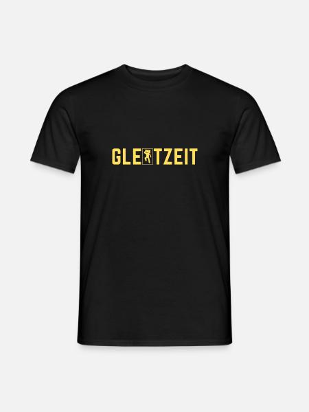 Gleitzeit - Männer T-Shirt - Schwarz