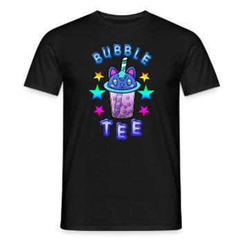 Bubble Tee - Männer T-Shirt - Schwarz - Vorne - AI Model Male 178 light (178cm)