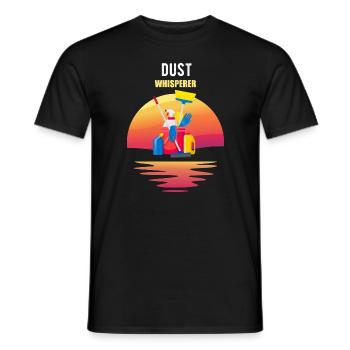Cleaner Cleaning lady - Men's T-Shirt - black - Front - AI Model Male 178 light (178cm)