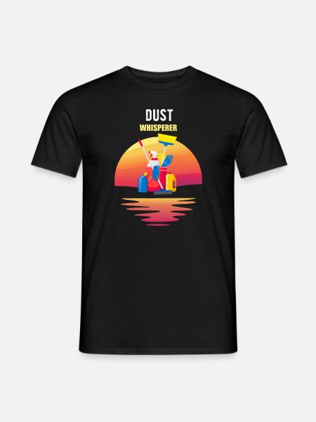 Cleaner Cleaning lady - Men's T-Shirt - black