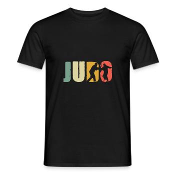 Judo - T-shirt homme - noir - Devant - AI Model Male 178 light (178cm)
