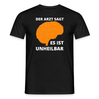 Bitcoin BTC Crypto Blockchain Münze Börse Coin - Männer T-Shirt - Schwarz - Vorne - AI Model Male 178 light (178cm)