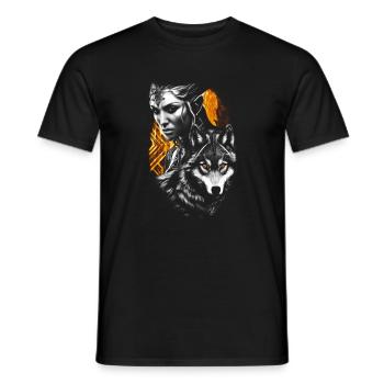 Gardiens de la forêt - T-shirt homme - noir - Devant - AI Model Male 178 light (178cm)