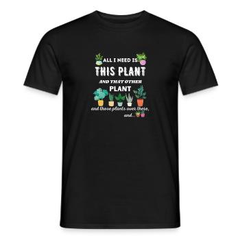 Idée cadeau jardinier amateur Jardinier Jardinier crabes - T-shirt homme - noir - Devant - AI Model Male 178 light (178cm)