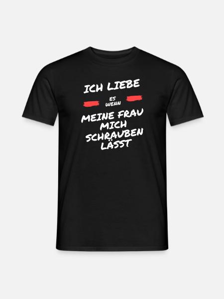 Liebes Geständnis - Männer T-Shirt - Schwarz