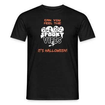 spooky vibes - Männer T-Shirt - Schwarz - Vorne - AI Model Male 178 light (178cm)