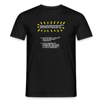 Rumgewurschtel - Agile Coach - Scrum Lean Kanban - Männer T-Shirt - Schwarz - Vorne - AI Model Male 178 light (178cm)