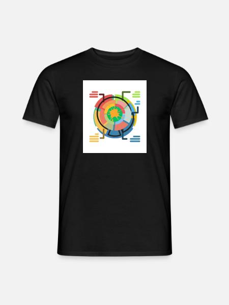 Cercle du monde - T-shirt homme - noir
