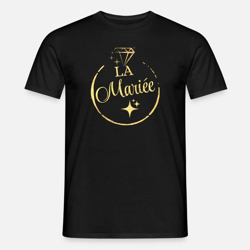 Die goldene Braut - Männer T-Shirt - Schwarz