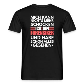 Un médecin légiste inébranlable - T-shirt homme - noir - Devant - AI Model Male 178 light (178cm)