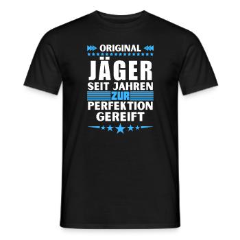 Hunters Matured to Perfection - Men's T-Shirt - black - Front - AI Model Male 178 light (178cm)