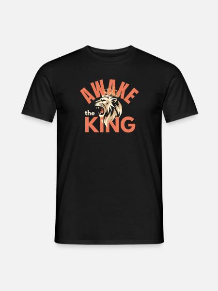 Awake the King - Men's T-Shirt - black