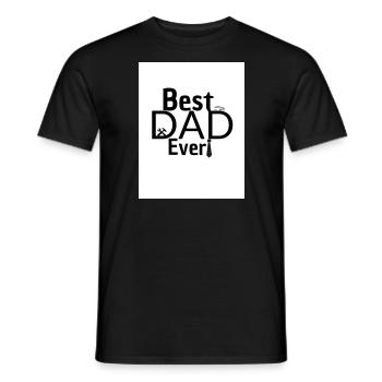 Dad - Männer T-Shirt - Schwarz - Vorne - AI Model Male 178 light (178cm)