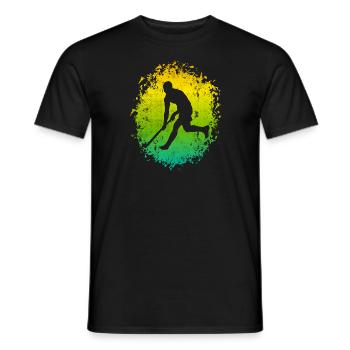 Joueurs de hockey sur gazon Joueurs de hockey - T-shirt homme - noir - Devant - AI Model Male 178 light (178cm)