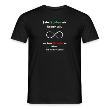 Geschenkidee Spruch Trader Broker Forex CFD Aktien - Männer T-Shirt - Schwarz - Vorne - AI Model Male 178 light (178cm)