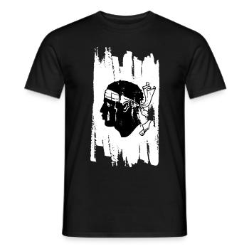 Corsican - Men's T-Shirt - black - Front - AI Model Male 178 light (178cm)