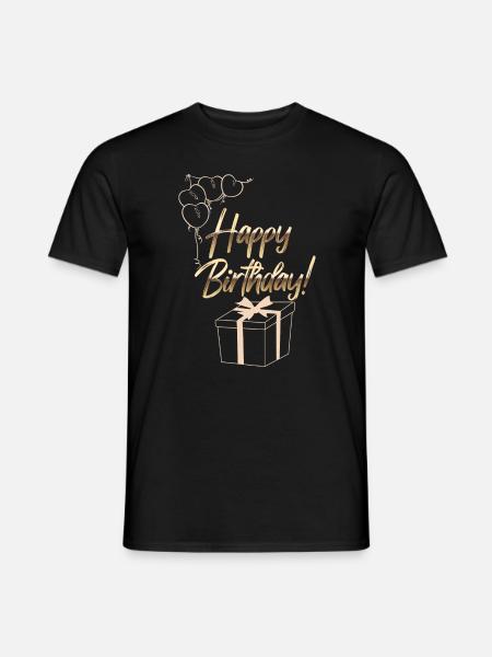 Buon compleanno! - T-shirt uomo - nero