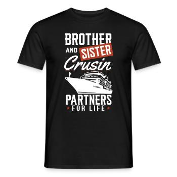 Kreuzfahrt - Männer T-Shirt - Schwarz - Vorne - AI Model Male 178 light (178cm)