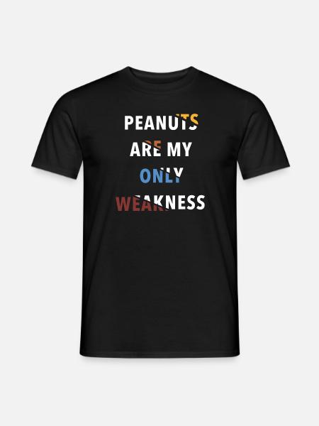 Peanut Allergy Nut Allergy Awareness - Men's T-Shirt - black