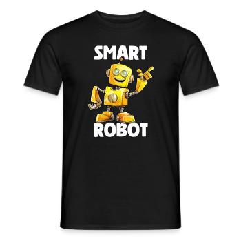 Robot intelligent - T-shirt homme - noir - Devant - AI Model Male 178 light (178cm)