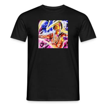 719917EE 197E 4582 9DD9 E9110E19FE72 - T-shirt homme - noir - Devant - AI Model Male 178 light (178cm)