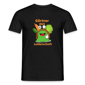 Gärtner aus Leidenschaft Gärtner Geschenk Lustig - Männer T-Shirt - Schwarz - Vorne - AI Model Male 178 light (178cm)