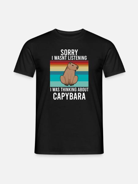 Capybara - T-shirt homme - noir