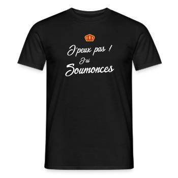 Je peux pas j'ai soumonces - carnaval - T-shirt homme - noir - Devant - AI Model Male 178 light (178cm)