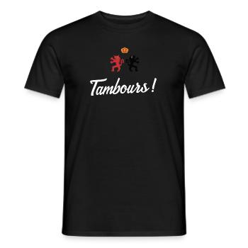 Tambours ! - Batterie carnaval - T-shirt homme - noir - Devant - AI Model Male 178 light (178cm)