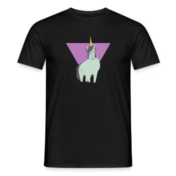 Licorne - T-shirt homme - noir - Devant - AI Model Male 178 light (178cm)