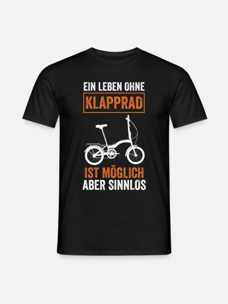 Fahrradfahrer Mädels Klapprad Radfahren Fahrrad - Männer T-Shirt - Schwarz