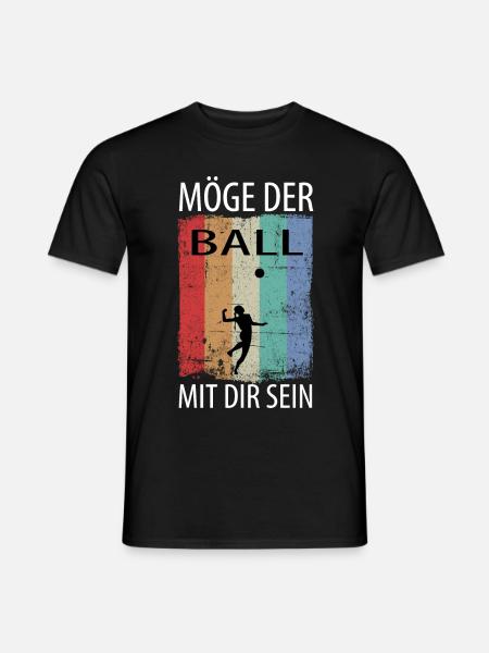 Faustball Faustballer Faustballspieler - Männer T-Shirt - Schwarz