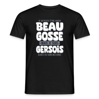 Beau gosse Gers cadeau homme gersois - T-shirt homme - noir - Devant - AI Model Male 178 light (178cm)