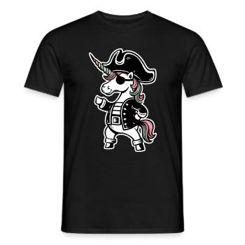 Unicorn Unicorns Mythical Creatures Mystical - Men's T-Shirt - black - Front - AI Model Male 178 light (178cm)