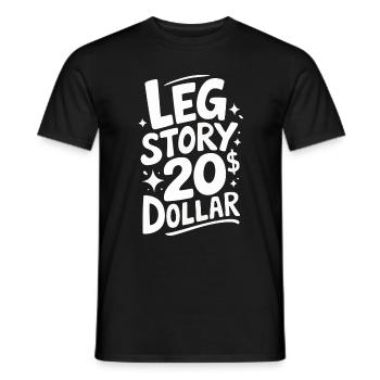 Amputation Behinderung - Männer T-Shirt - Schwarz - Vorne - AI Model Male 178 light (178cm)