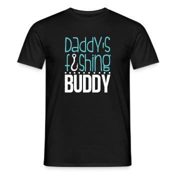 Daddy's Fishing Buddy Shirt - Men's T-Shirt - black - Front - AI Model Male 178 light (178cm)