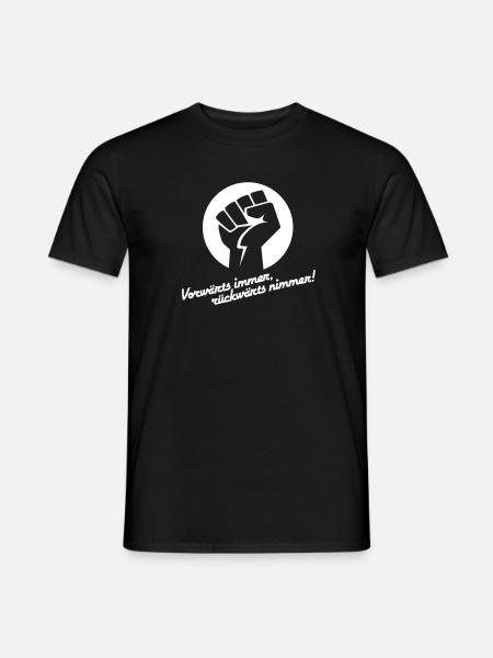 Vorwärts immer rückwärts nimmer - Männer T-Shirt - Schwarz