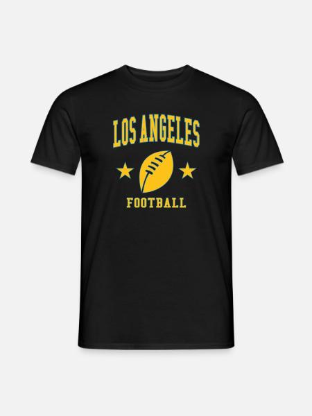 Los Angeles Football - Männer T-Shirt - Schwarz