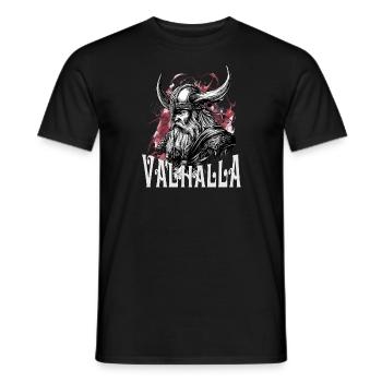 Valhalla Thor Odin wikinger Viking Vikings - Männer T-Shirt - Schwarz - Vorne - AI Model Male 178 light (178cm)