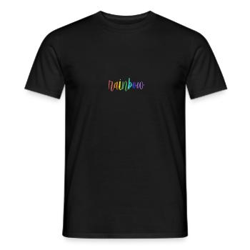 arc en ciel - T-shirt homme - noir - Devant - AI Model Male 178 light (178cm)