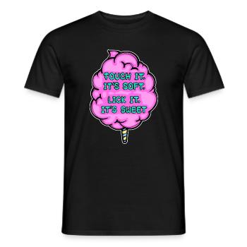 Süßigkeiten Zucker Naschkatzen Lecker Statement - Männer T-Shirt - Schwarz - Vorne - AI Model Male 178 light (178cm)