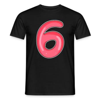 6 - T-shirt homme - noir - Devant - AI Model Male 178 light (178cm)