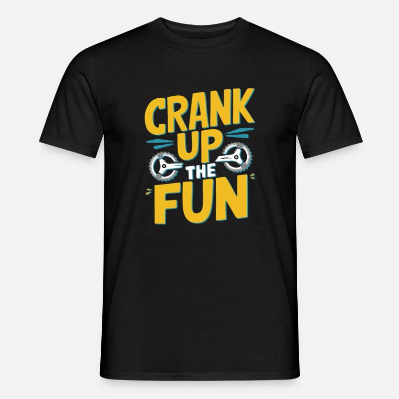 Drehen Sie den Spaß auf - Männer T-Shirt - Schwarz
