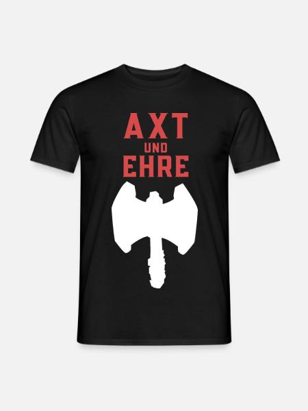 Hache et honneur - T-shirt homme - noir