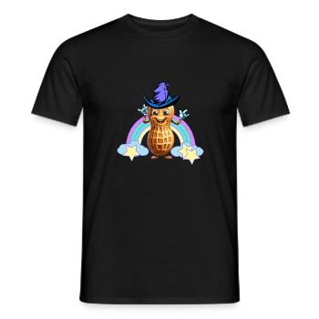 Peanut Arc-en-ciel Enfants Enfant Peanuts Baby - T-shirt homme - noir - Devant - AI Model Male 178 light (178cm)